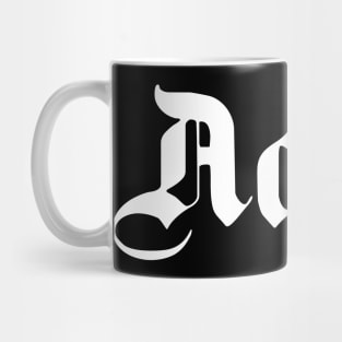 Aalen written with gothic font Mug